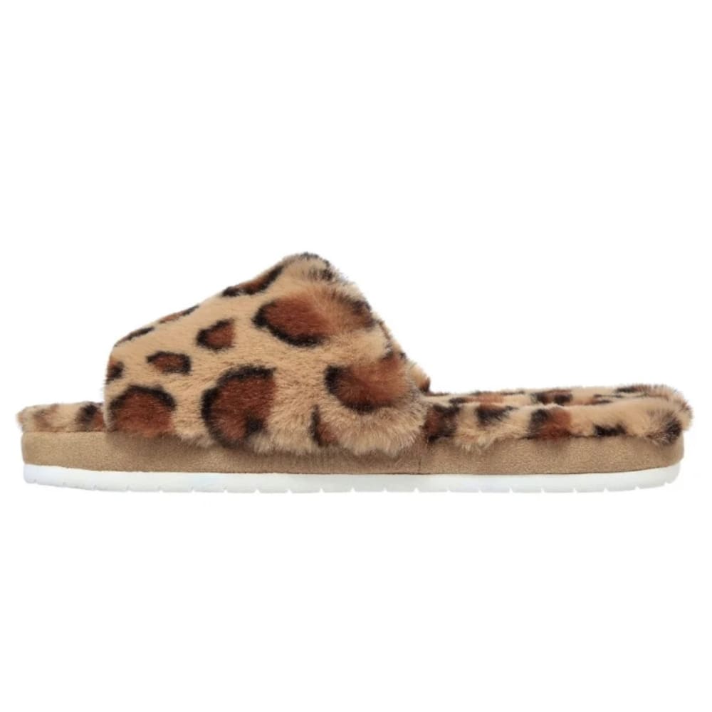 Skechers size 11 cozy slide - wild nights - tan rrp $99 - 11-11.5 - slippers clothing & fashion - long sleeve
