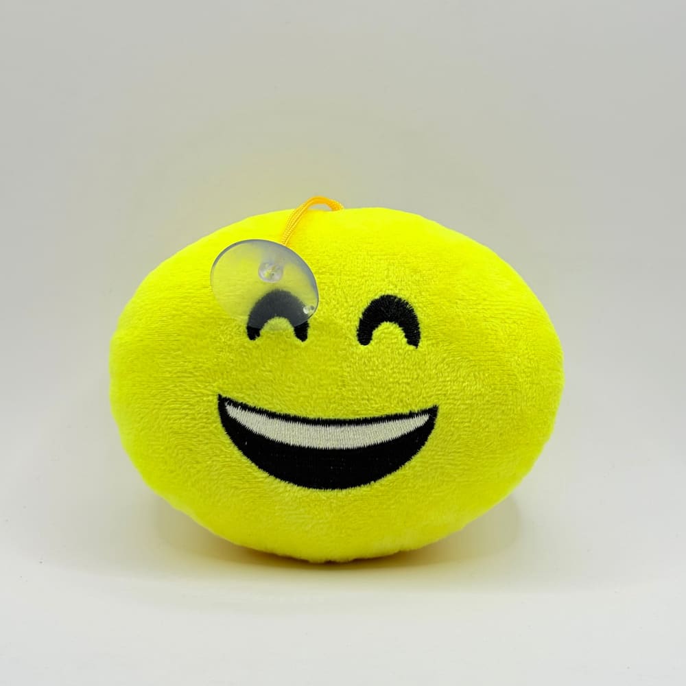 Smiling emoji suction cup plush - stuffed animals toys