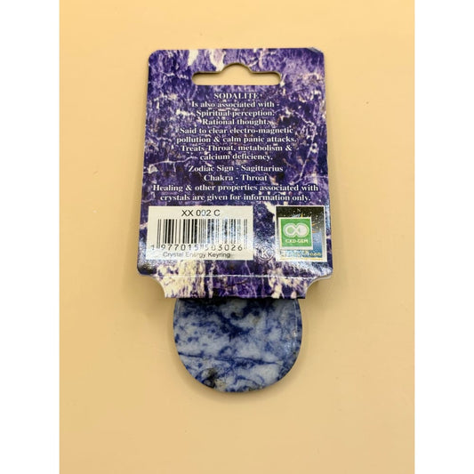 Sodalite gemstone keyring - keychains home&living materials