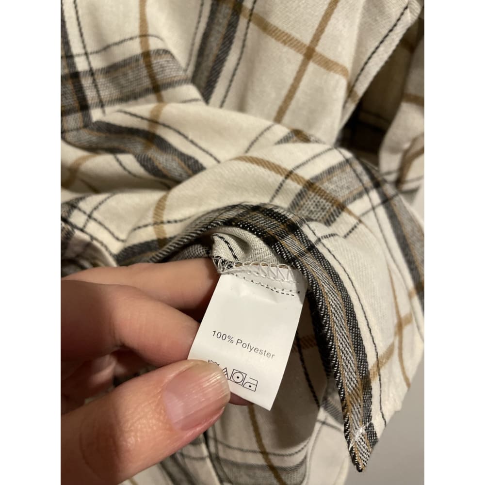 Brand new shein size s plaid shirt - clothing tops clothing & fashion women’s apparel