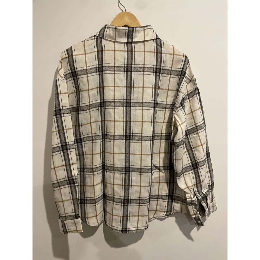 Brand new shein size s plaid shirt - clothing tops clothing & fashion women’s apparel