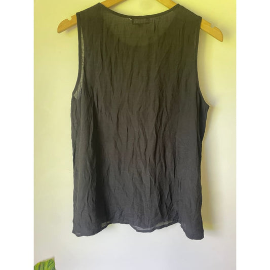 Brand new viscose blend sleeveless top – size s (cut label) - tank tops bnew label cut branded clothing - clothing &