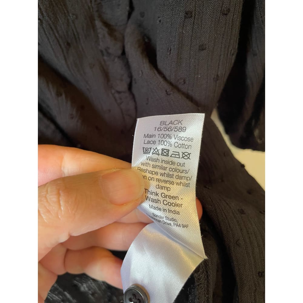 Sonder studio lace trim top – size 10 (brand new cut-label) - blouses blouse - bnew label cut branded clothing