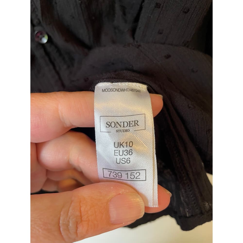 Sonder studio lace trim top – size 10 (brand new cut-label) - blouses blouse - bnew label cut branded clothing