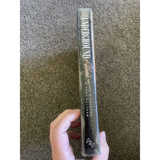 The underground atlas: a gazette of the world’s cave regions - print books book - condition: used - geography printed