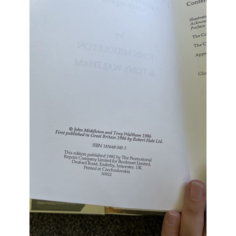 The underground atlas: a gazette of the world’s cave regions - print books book - condition: used - geography printed