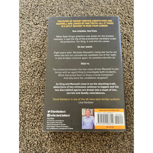 Split second by david baldacci - print books condition: used printed media