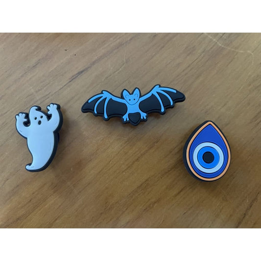 3x spooky cartoon themed shoe charms – fun halloween style – brand new - 2 - shoe accessories clogs - shoe accessories