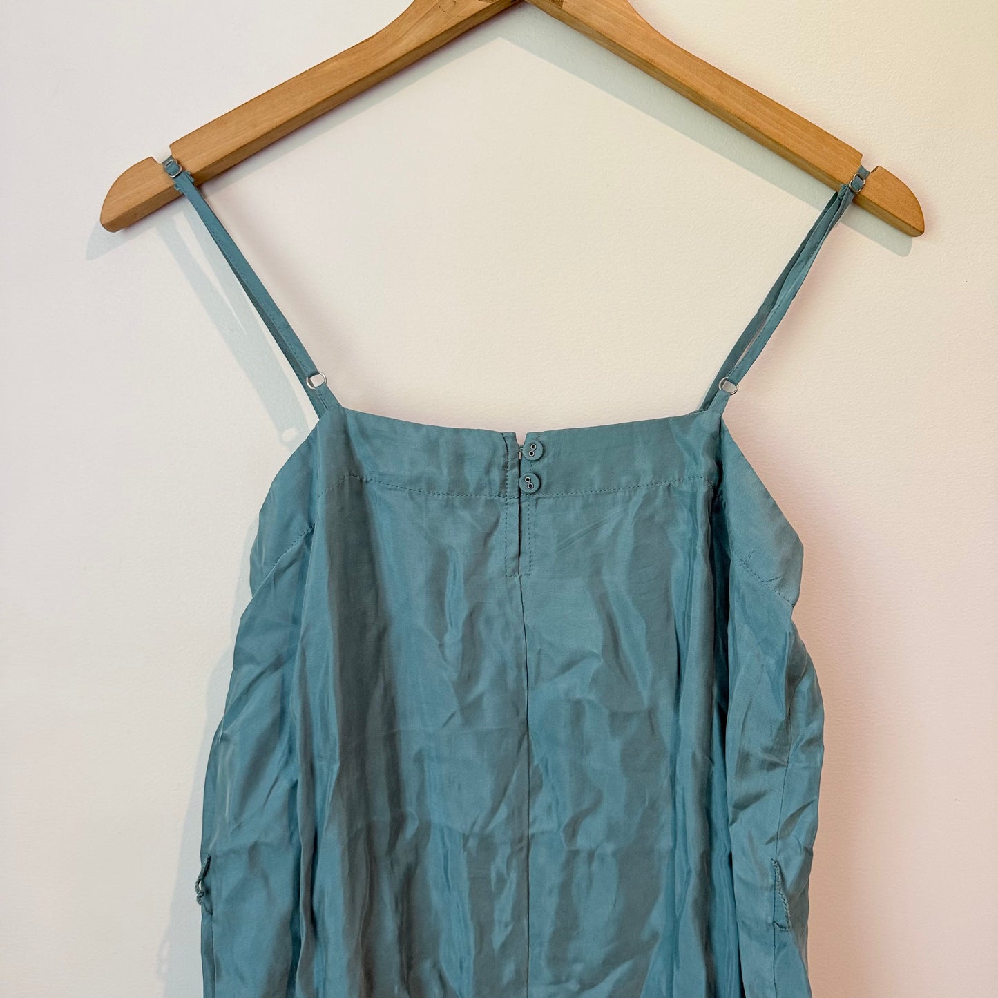 Staple the label size 8 nola duckegg cupro midi slip dress rrp $170.00 - dresses top womenās apparel