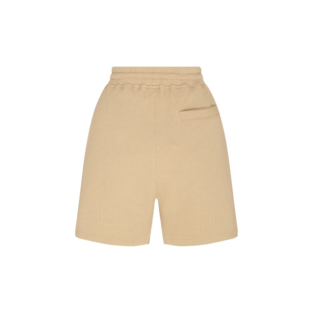 Stax size m originals waffle shorts sand - shorts bottom women’s apparel
