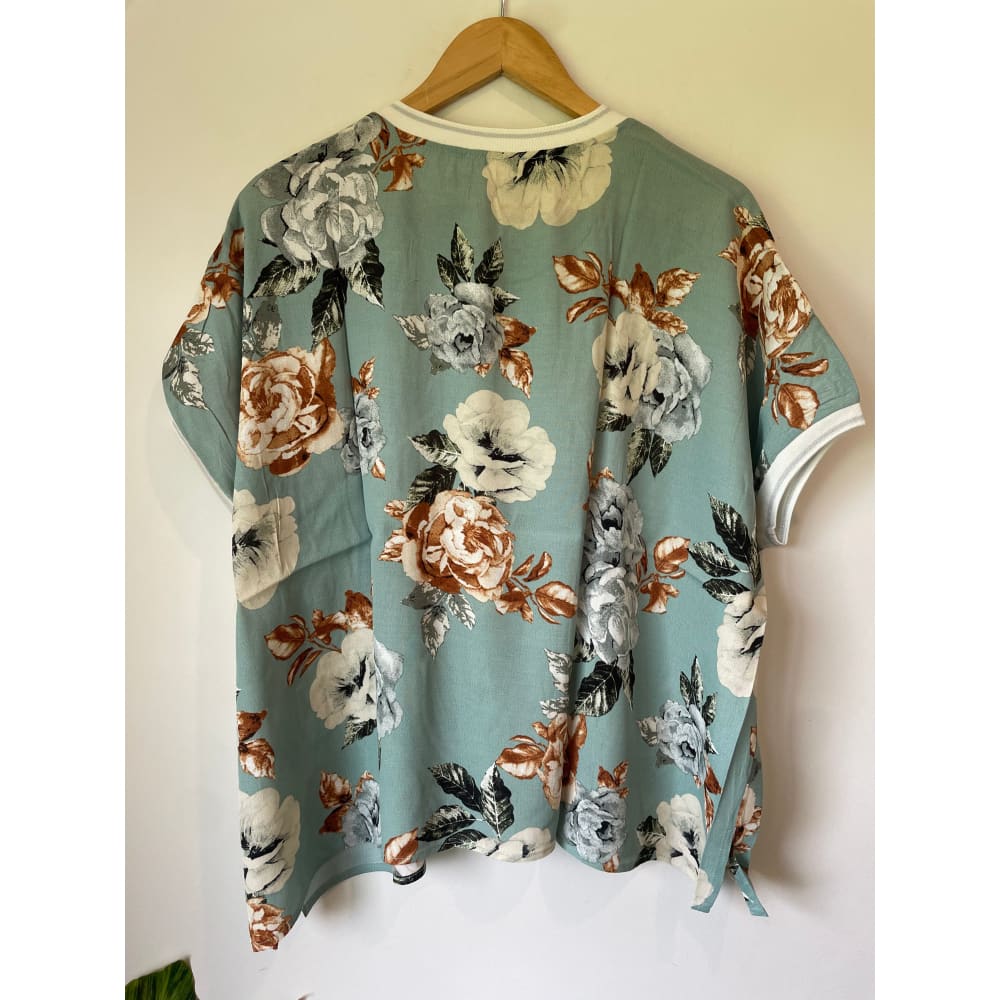 Et alia size xxs stella top in marlowe print - t-shirts blouse - clothing & fashion - designer clearance - top women’s