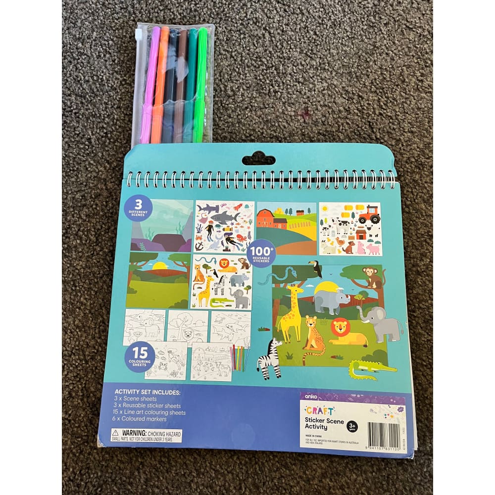 Anko sticker scene activity - activity toys crafts