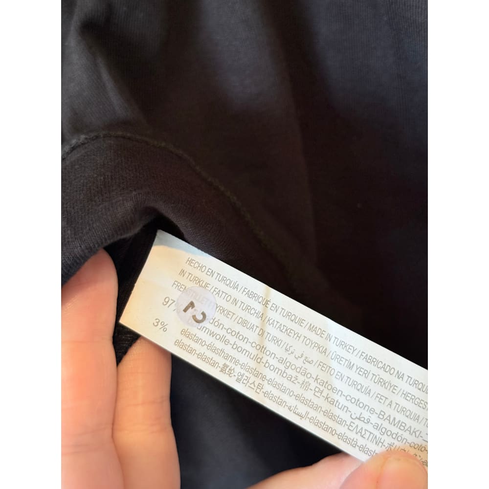 Stradivarius black long sleeve top – size l | sleek & stretchy wardrobe staple - shirts top women’s apparel