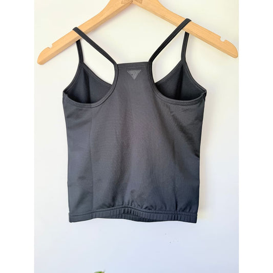 Stryde size s black activewear cropped tank top - tank tops top women’s apparel