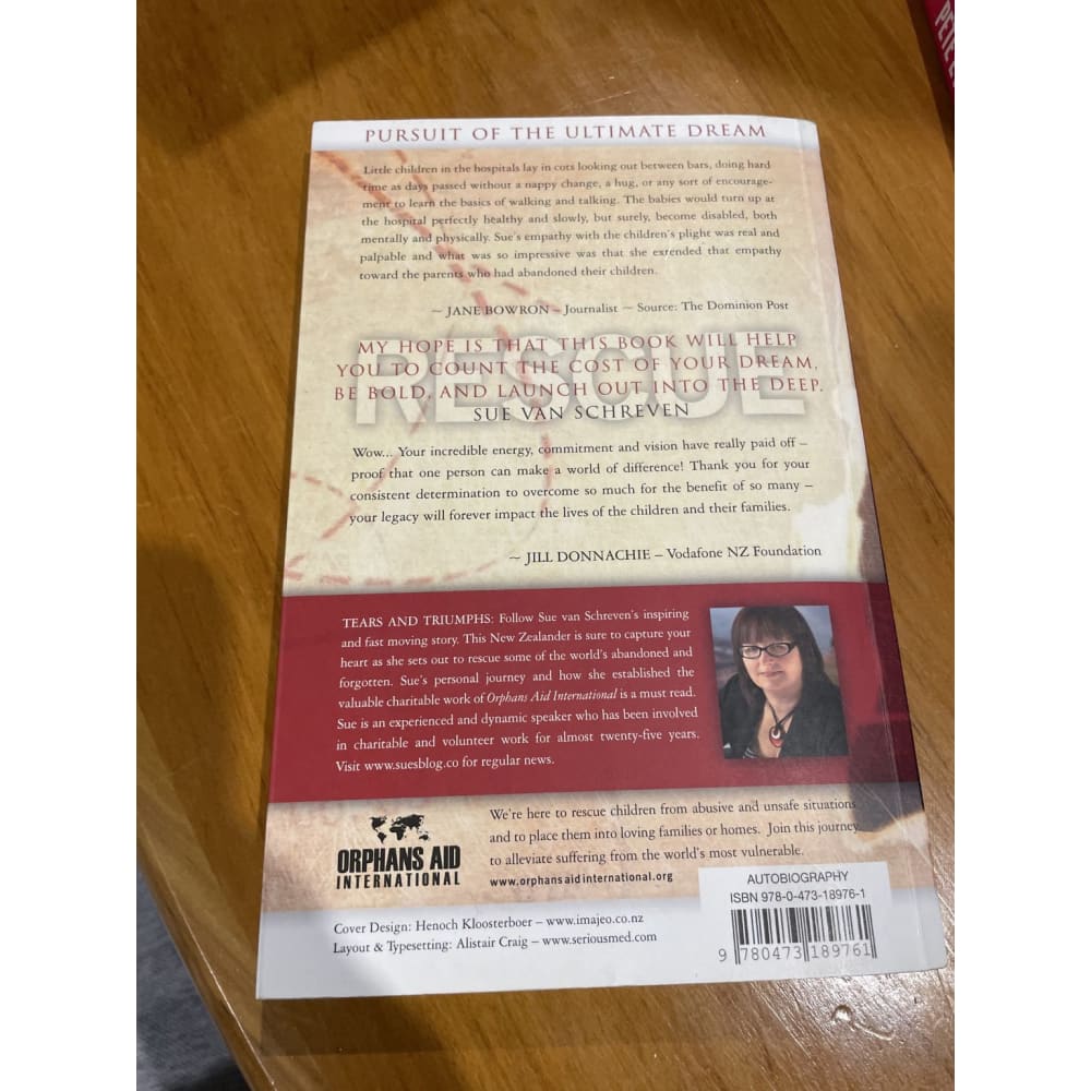 Rescue: one woman’s journey to rescue an abandoned generation - print books biography - book - condition: used printed