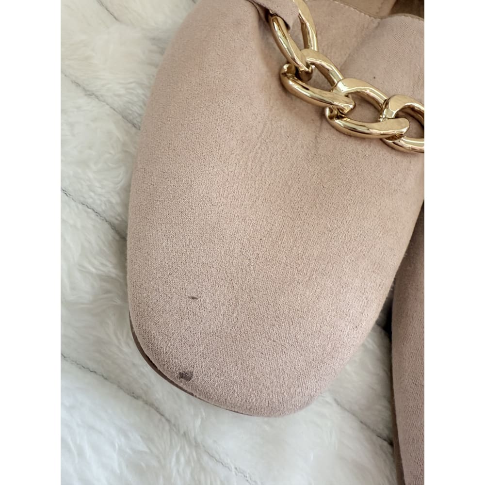 Novo size 7 chain detail loafers - flats womenās shoes