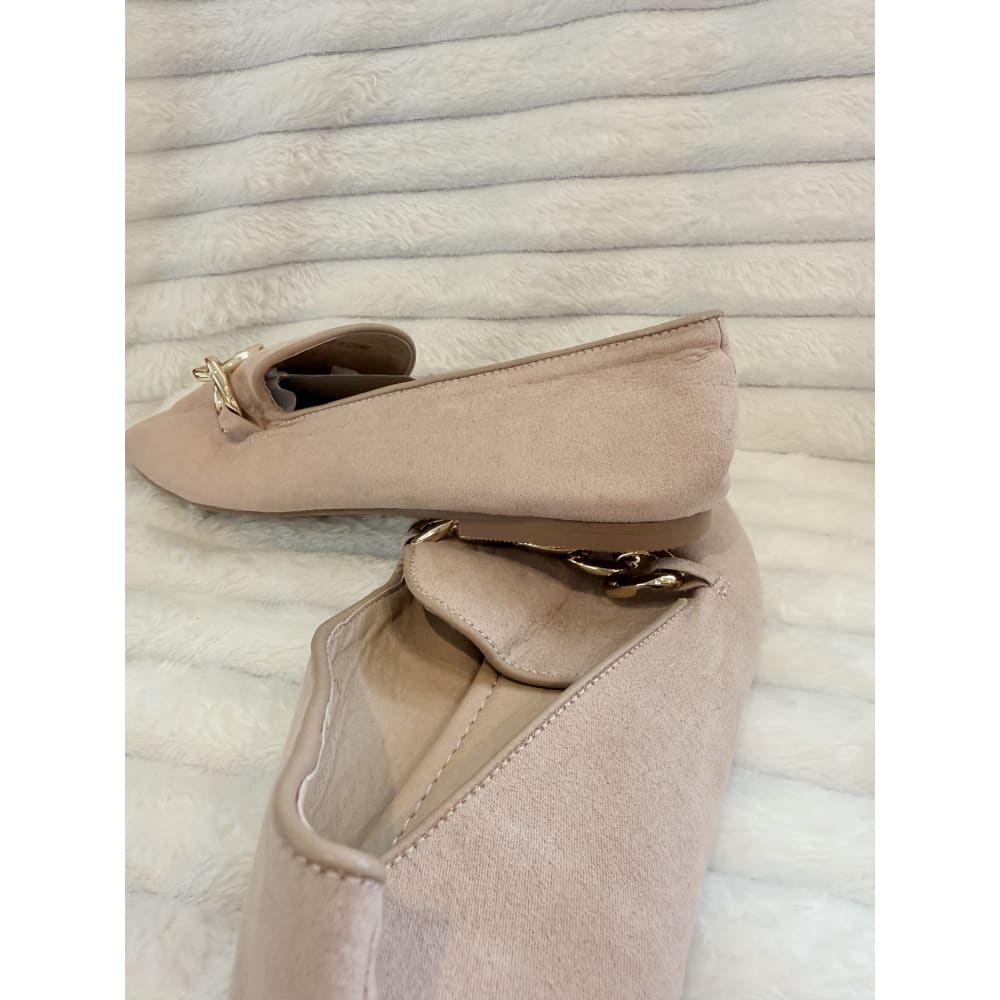 Novo size 7 chain detail loafers - flats womenās shoes