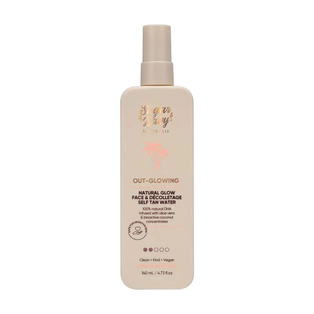 Sugar baby good to glow natural glow face & decolletage self tan serum 140ml - self tanner health and wellness