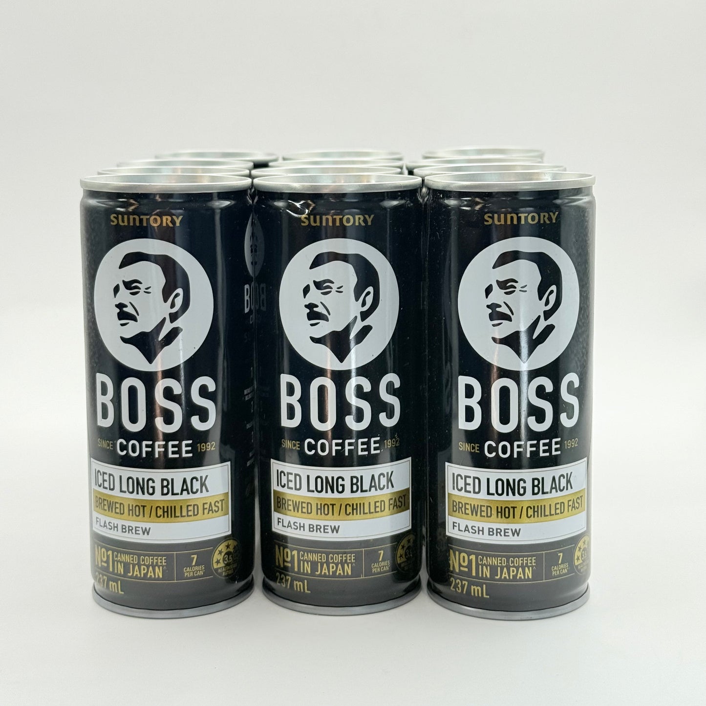 Suntory boss iced long black coffee 237ml x 12 cans - instant coffee home&living materials