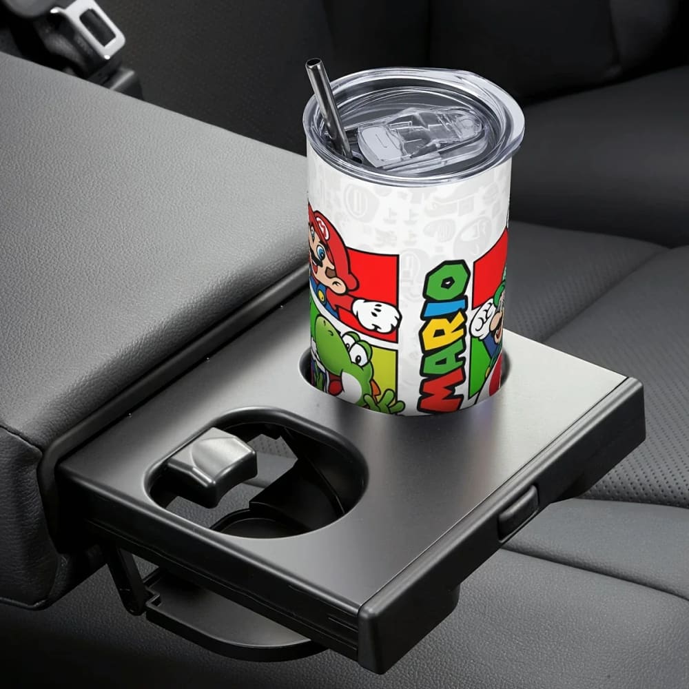 Super mario 20oz stainless steel tumbler with lid & straw - tumblers home&living materials