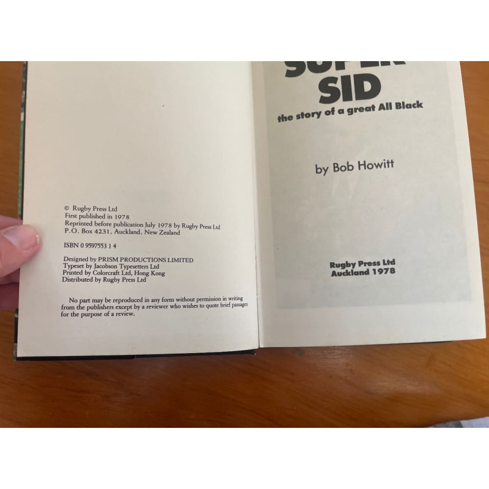 "Super Sid: The Story of a Great All Black" - Bob Howitt - The Value Junction