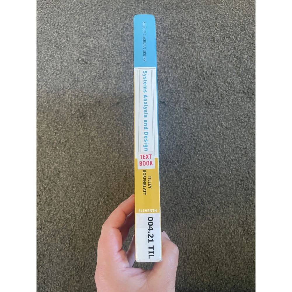 Systems analysis and design: eleventh edition - print books book - condition: used - technology printed media