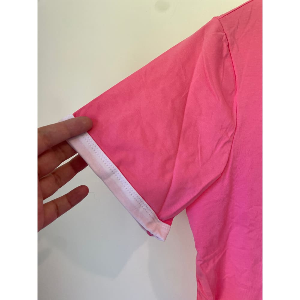 Pink size l tee - t-shirts top women’s apparel