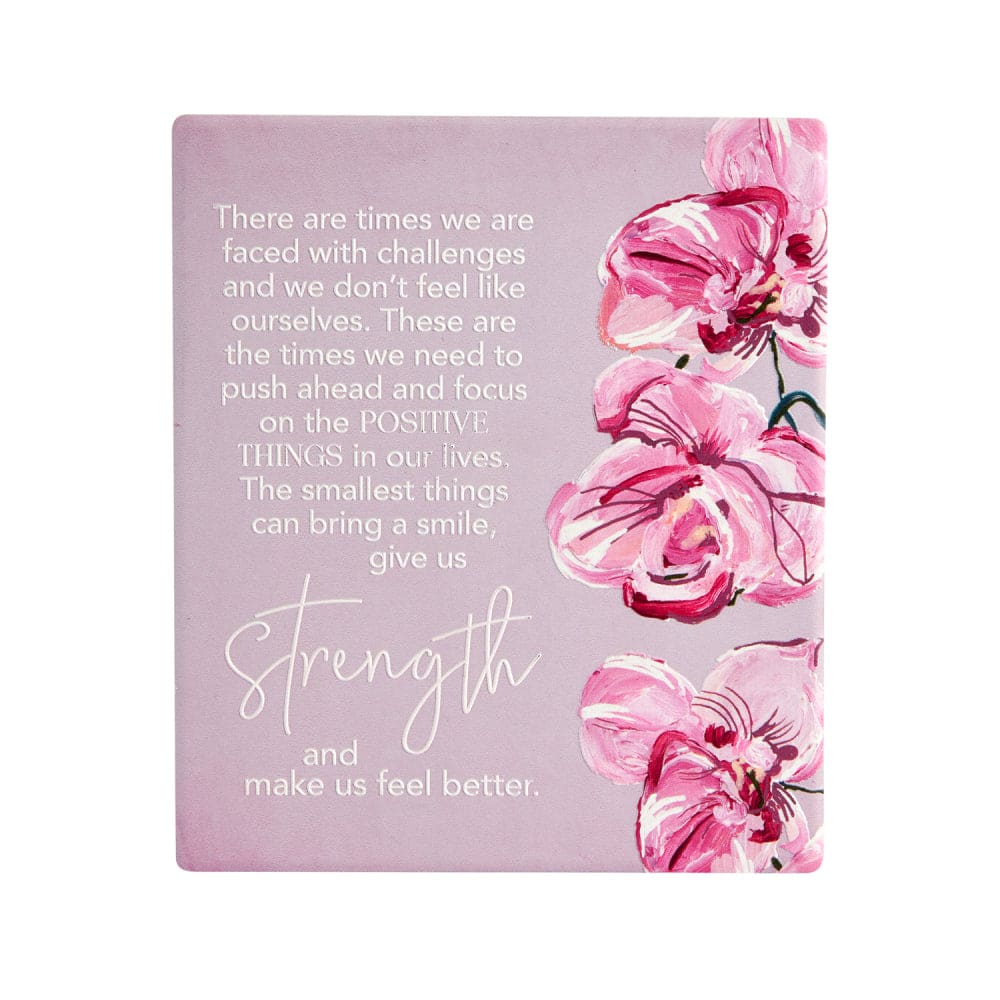 Splosh talulah ’strength’ verse plaque - visual artwork home&living materials