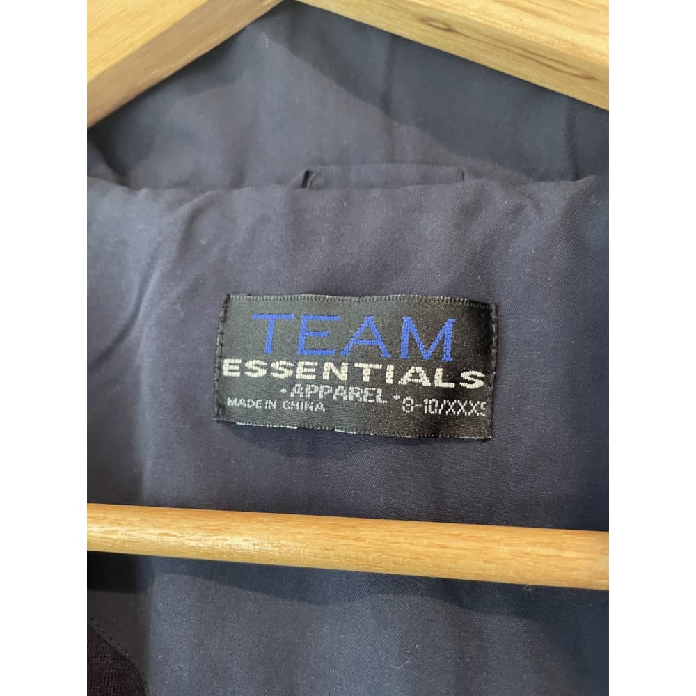 Brand new team essentials navy 3xs (6) jacket - 6 / 3xs - sports uniforms clothing & fashion - jacket - jackets