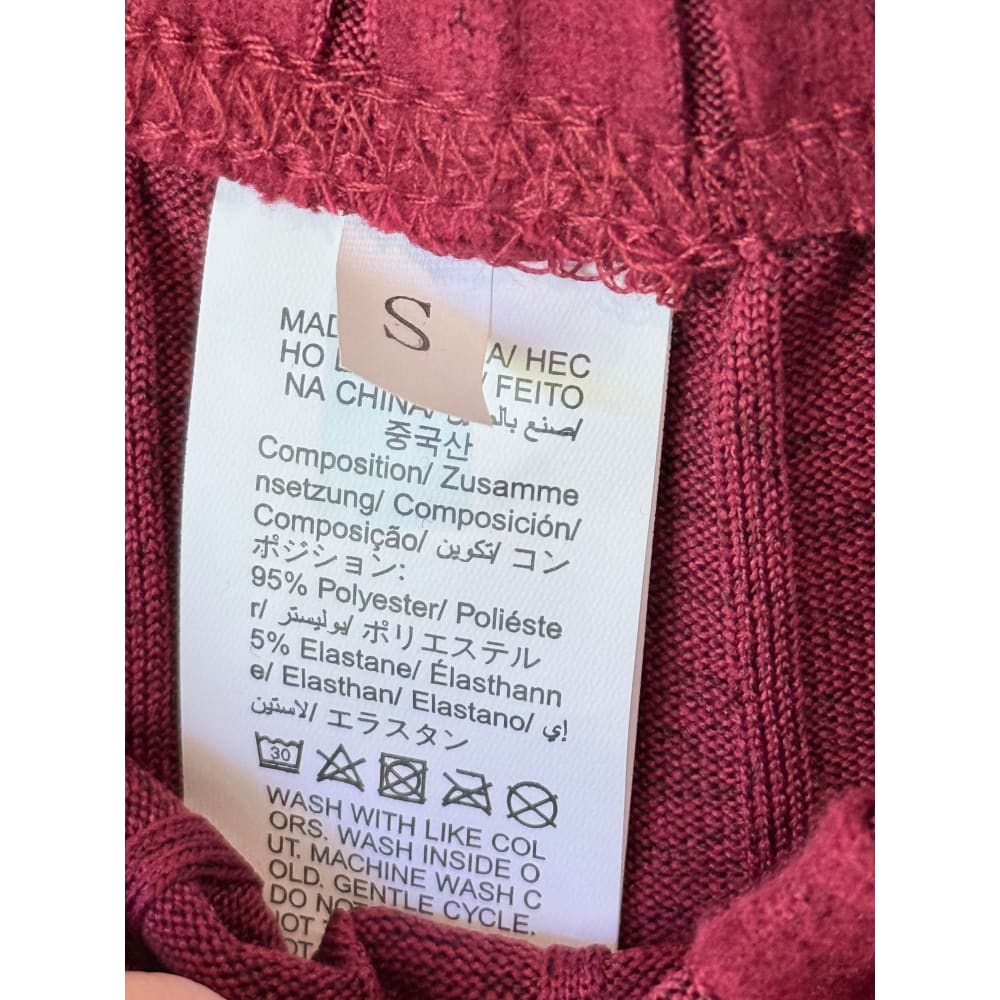 No brand size s soft knit heart detail pyjama set - pajamas bottom womenâs apparel