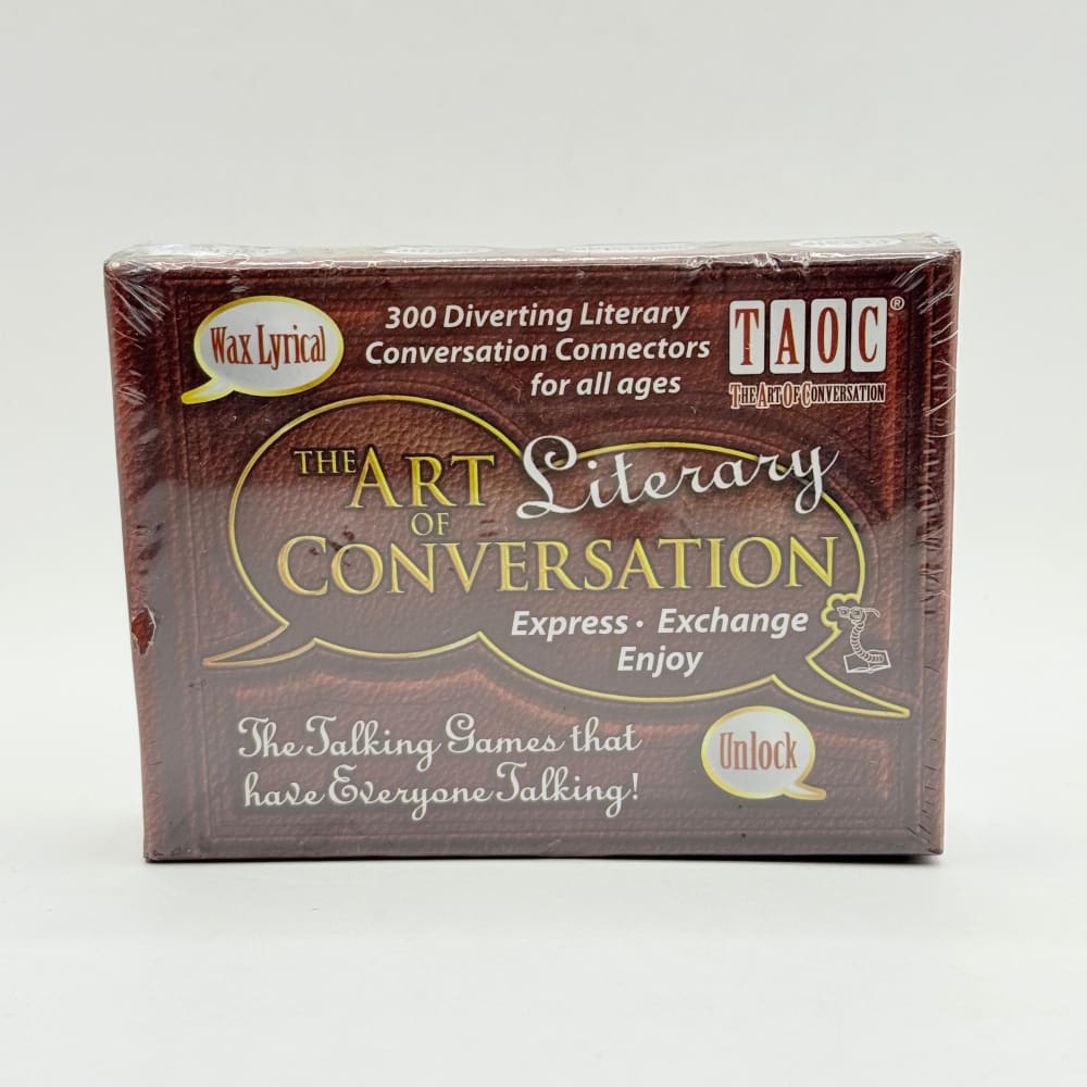 The art of literary conversation – card game - card games what’s new toys