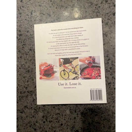 The click diet: use it lose it - scott penn - print books book - condition: used - food - health - nutrition printed