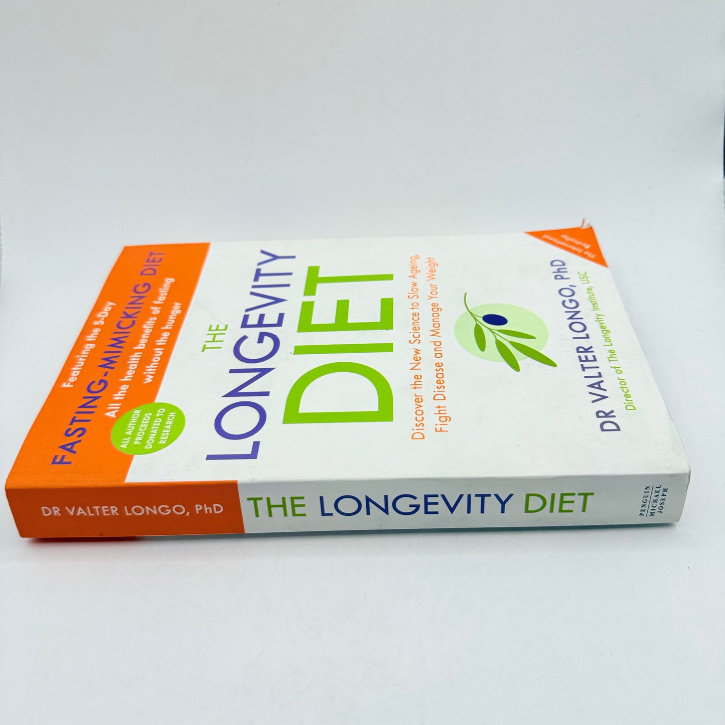 The longevity diet by dr valter longo phd - print books condition: used