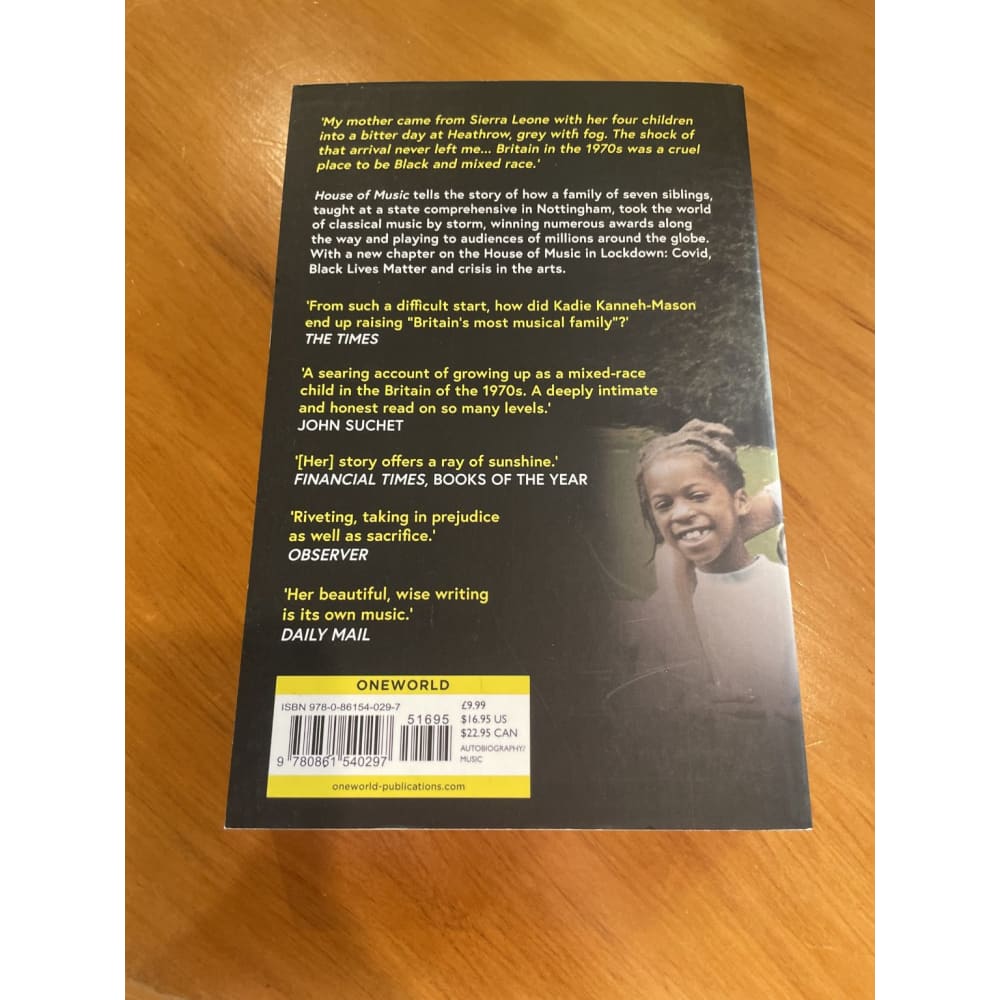 House of music: raising the kanneh-masons - print books biography - book - condition: used - memoir printed media