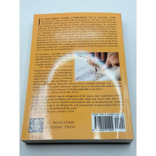 The bible’s foundation: a catholic introduction to the pentateuch by nathan schmiedicke - print books printed media