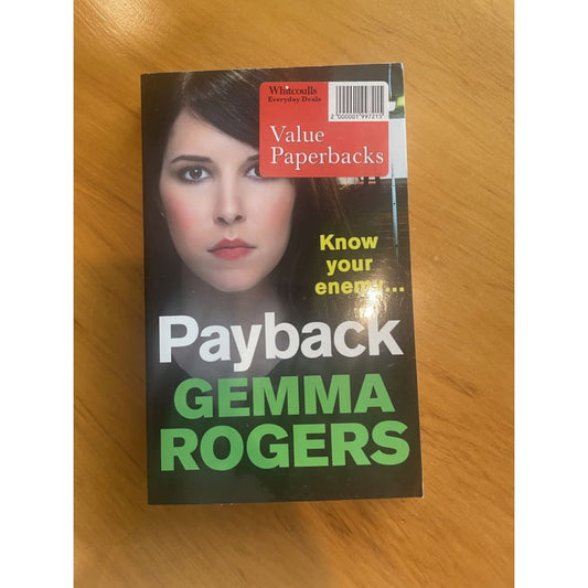 Payback - gemma rogers - print books book - condition: used - fiction - thriller printed media