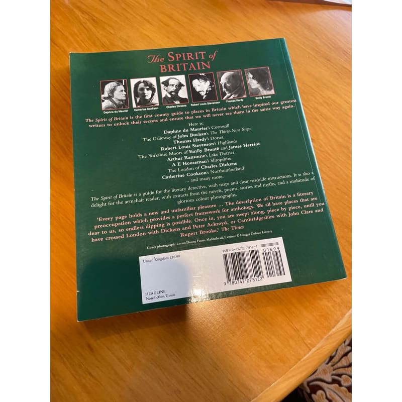 The spirit of britain: an illustrated guide to literary britain - print books book - condition: used - history