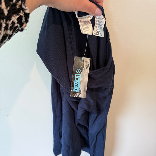 thermo V-Neck School Thermal - Navy - Size 12 YR