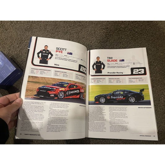 Newcastle 500 2023 official program - print books book - books non fiction - magazines - sports printed media