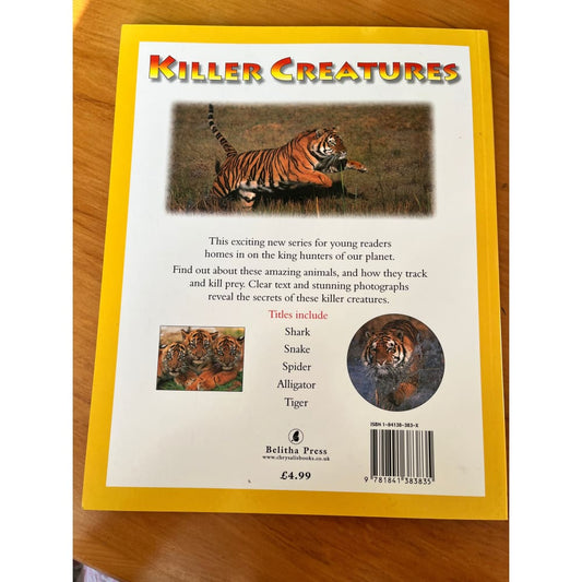 Tiger killer creatures by anna claybourne - books printed media