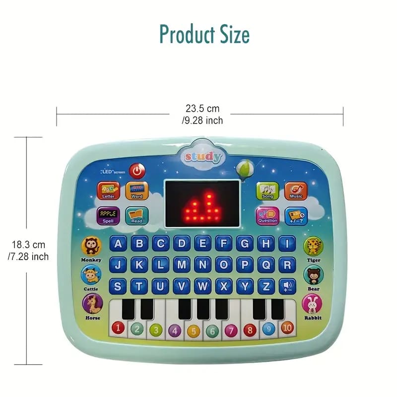 Interactive learning touch pad for toddlers - educational toys educational - electronics - gadget toys