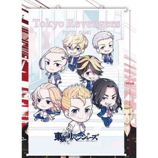 Anime 90x60cm wall scroll – tokyo revengers – brand new & ready to hang - 2 - posters anime - poster anime