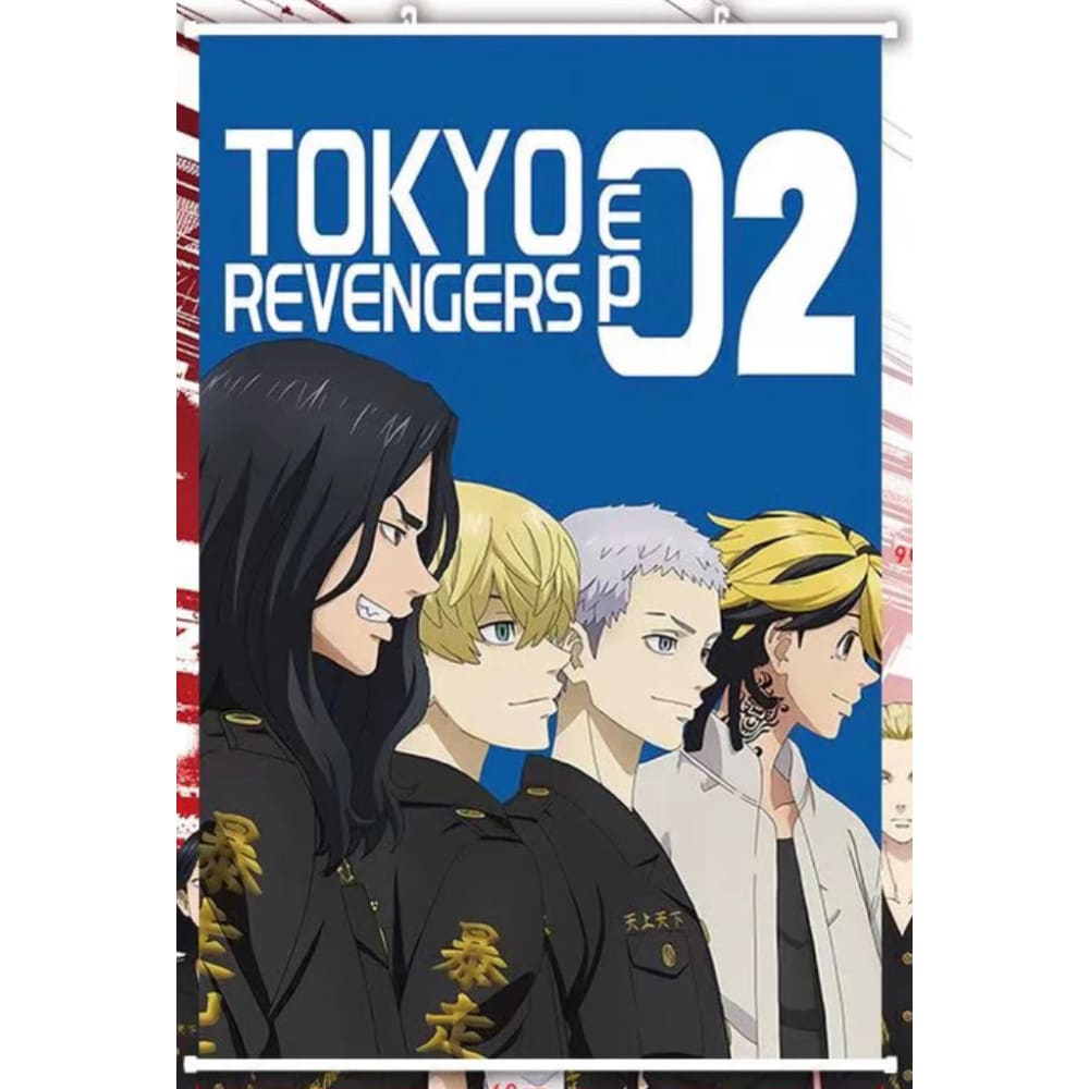 Anime 90x60cm wall scroll – tokyo revengers – brand new & ready to hang - 3 - posters anime - poster anime