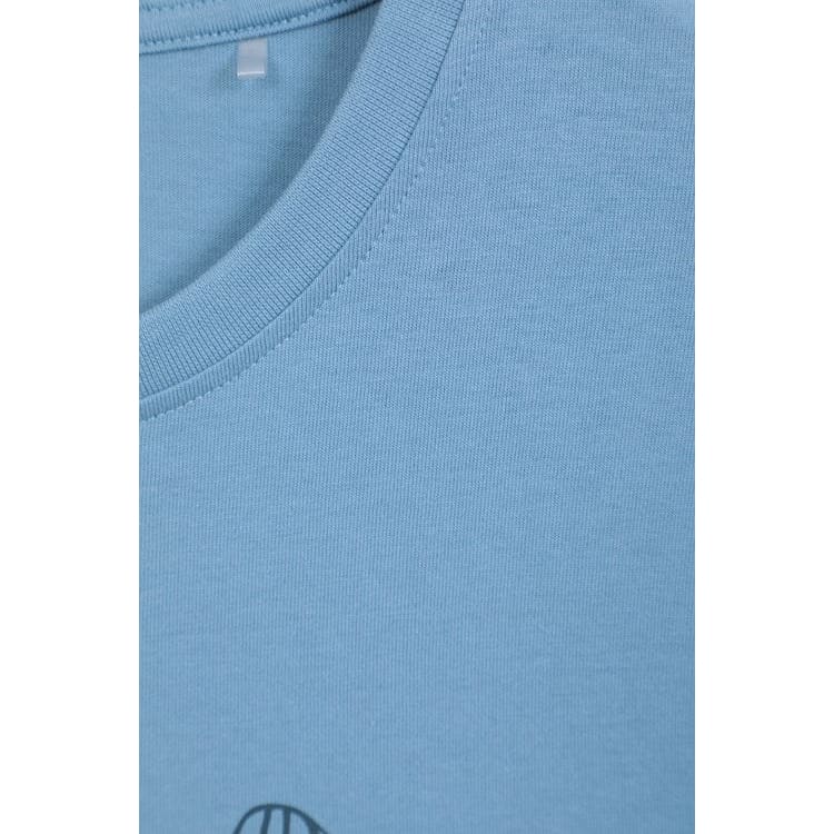Mountain warehouse size s tonal mountain mens t-shirt - blue - t-shirts tops men’s apparel