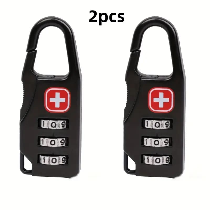 2-pack tsa padlocks - luggage straps home&living materials