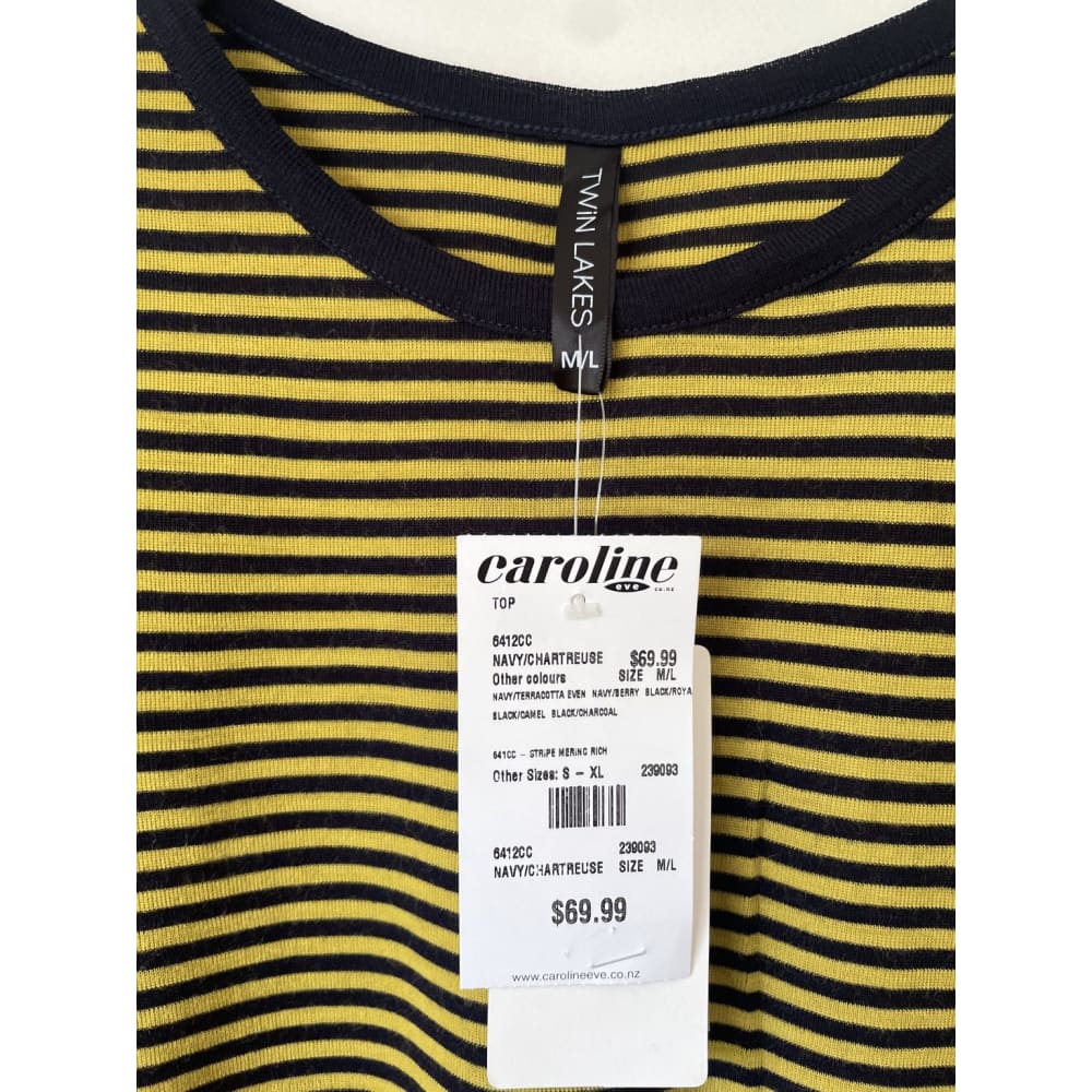 Twin lakes merino blend top – sizes s m m/l & xl – bnwt – rrp $69.99 - sweaters clothing & fashion - long sleeve - top