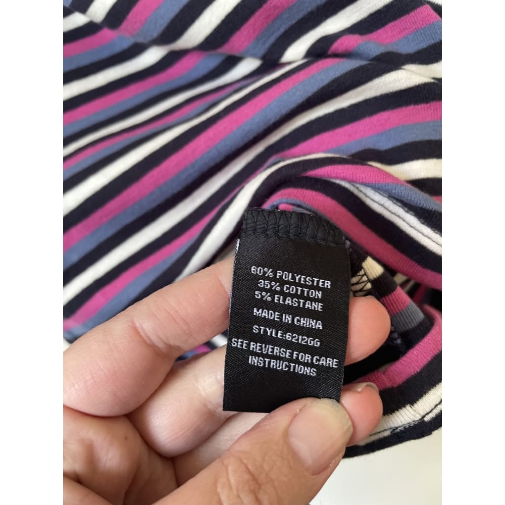 Bnwt twin lakes size s rib stripe top rrp $49.99 - clothing tops clothing & fashion - long sleeve - top women’s apparel