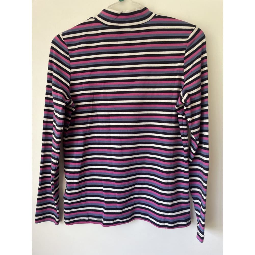 Bnwt twin lakes size s rib stripe top rrp $49.99 - clothing tops clothing & fashion - long sleeve - top women’s apparel