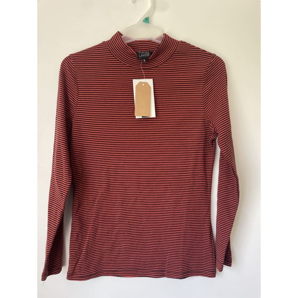 Bnwt twin lakes size s stripe skivvy rrp $29.99 - clothing tops clothing & fashion - long sleeve - top women’s apparel