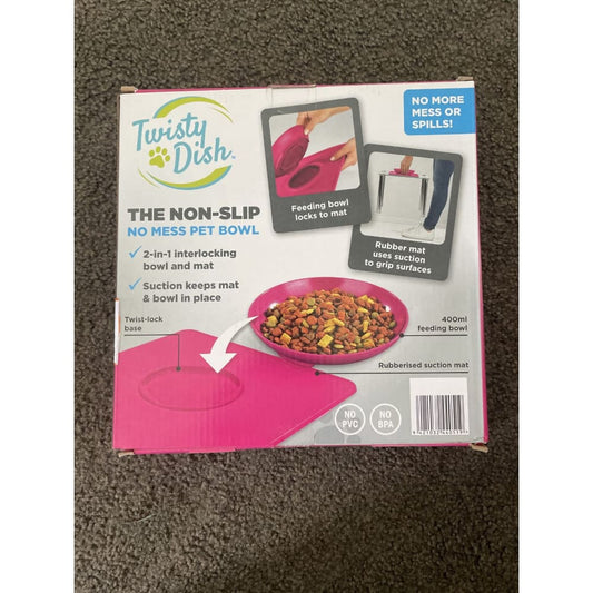 Twisty dish non-slip no mess pet bowl - size s - pet bowls feeders & waterers bowl - pet - pet apparel & accessories